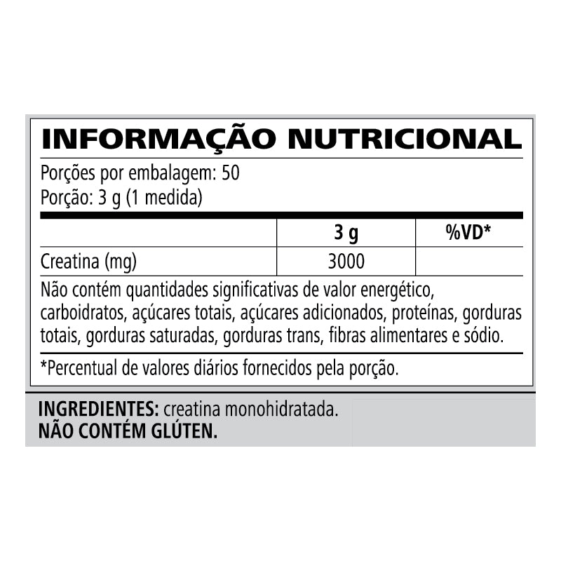 Creatina Premium Sabor Neutro 150g